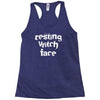 resting witch face Racerback Tank