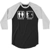fishing   problem solved mens funny 3/4 Sleeve Shirt
