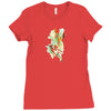 playing koi Ladies Fitted T-Shirt
