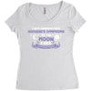 I Love Someone with Hodgkin's Cancer to The Moon and Back to Infinity Women's Triblend Scoop T-shirt
