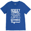 This Girl Is Taken By A Super Sexy November Boyfriend V-Neck Tee
