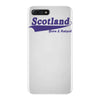 scotland born and raised retro white &amp; navy international country iPhone 7 Plus Case