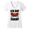 leg day Women's V-Neck T-Shirt