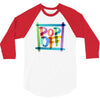 pop off brush 3/4 Sleeve Shirt