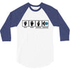 rock paper scissors hadouken 3/4 Sleeve Shirt