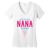 Have No Fear Nana Is Here Women's V-Neck T-Shirt