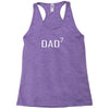 dad squared Racerback Tank