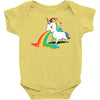 where rainbows come from (green) Baby Onesie
