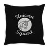 unicorn squad Throw Pillow
