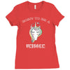 Born To Be A Unicorn! Ladies Fitted T-Shirt