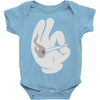 mickey mouse high pop Baby Onesie