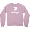 schranz dj , hacke, musik Crewneck Sweatshirt