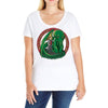 how to train your ancient god Ladies Curvy T-Shirt
