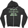 what part of binary code don't you understand Zipper Hoodie