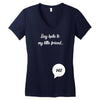 Say Hello to My Little Friend Women's V-Neck T-Shirt