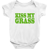 kiss my grass Baby Bodysuit