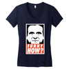 funny how Women's V-Neck T-Shirt