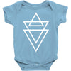 triangle printed Baby Onesie