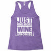 Just One More Wine I Promise Racerback Tank