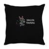 dragon training Throw Pillow