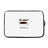 M=Mc2 Energy=Milk X Coffee Laptop sleeve