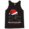 skull christmas Tank Top