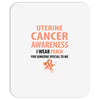 wear peach for uterine cancer Mousepad