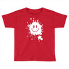 mud splatter smiley face smile forrest gump movie Toddler T-shirt