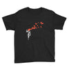 banksy headshot butterfly Youth Tee