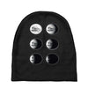 the phases of the moon of laika dog Baby Beanies