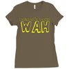 Wah (Waluigi's Voice) Ladies Fitted T-Shirt