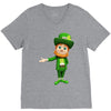 DABBİNG LEPRECHAUN V-Neck Tee