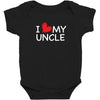 I Love My Uncle Baby Bodysuit