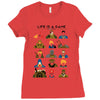 life is a game Ladies Fitted T-Shirt