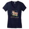 hard corg Women's V-Neck T-Shirt