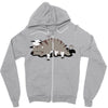meet my home Zipper Hoodie