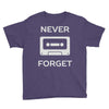retro and vintage cassette humor Youth Tee