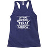 official drinking team 'merica Racerback Tank