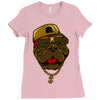 dog hip hop style Ladies Fitted T-Shirt