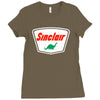 sinclair motor oils Ladies Fitted T-Shirt