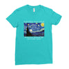 Vincent Van Gogh The Starry Night Ladies Fitted T-Shirt