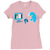 retweet Ladies Fitted T-Shirt