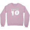 team 10  silver Crewneck Sweatshirt