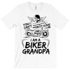 You Cant Scare Me I am Biker Grandpa T-Shirt