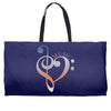 music expresses clef heart girls Weekender Totes