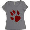 animal feet Women's Triblend Scoop T-shirt