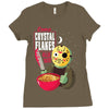 camp crystal flakes Ladies Fitted T-Shirt