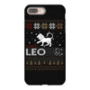 santa leo christmas ugly t shirts iPhone 8 Plus