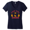 This Girl Loves Her Chihuahua Women's V-Neck T-Shirt