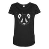 Geometric Panda Maternity Scoop Neck T-shirt